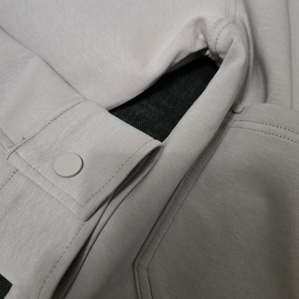 Cream Button-Front Jean Jacket - Picture 12 of 16